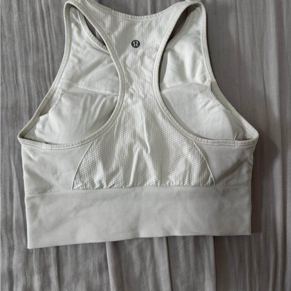 lululemon athletica White Sports Bra